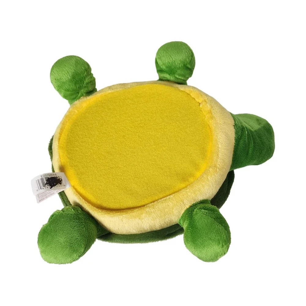 Dan Dee Collectors Choice Green Turtle Plush Easter Basket Tote Bag 13 Inch